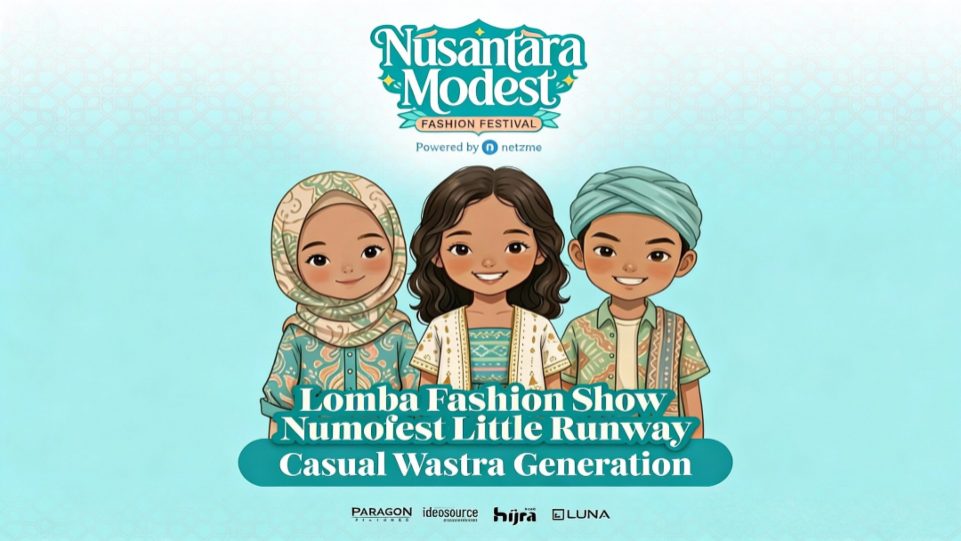Pendaftaran Lomba Fashion Show Numofest Little Runway Telah Dibuka, Roadshow 9 Kota Besar